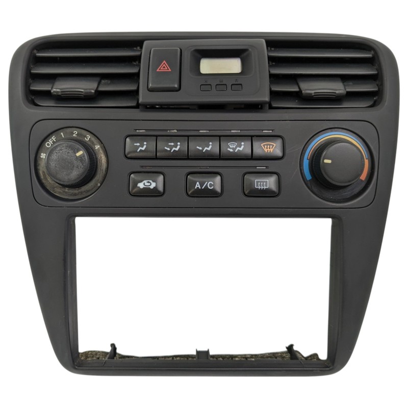 2001 2002 Honda Accord AC Heater Climate Control Bezel Trim Air Vents Black OEM