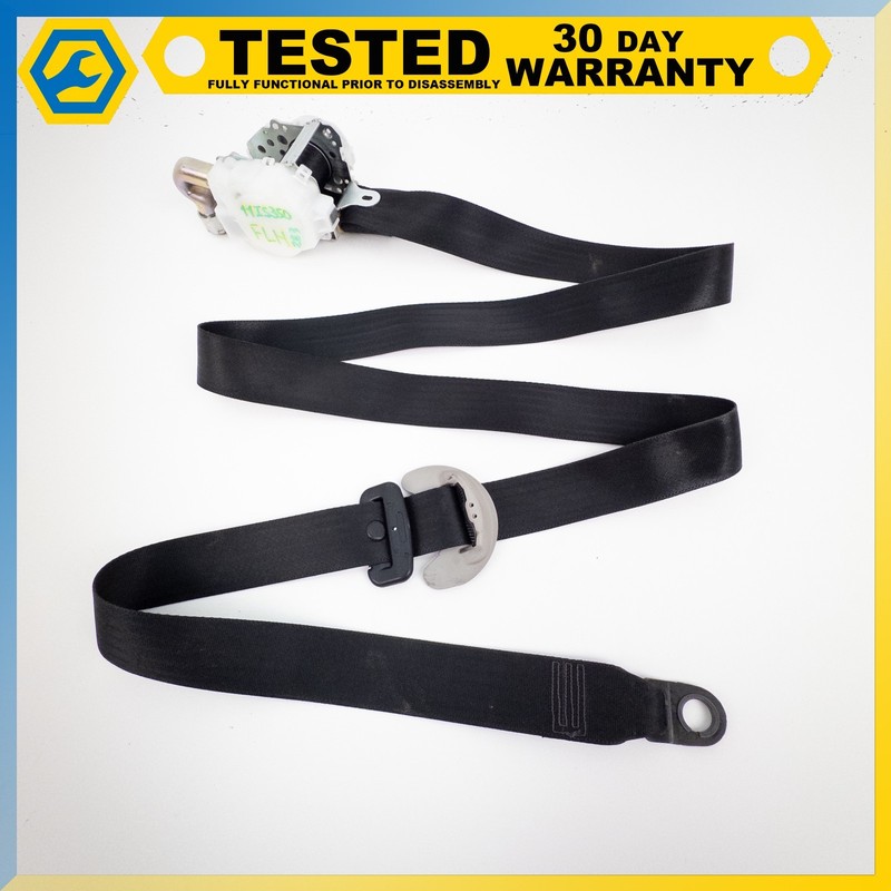 09-12 LEXUS IS350 IS250 FRONT LEFT DRIVER SIDE SEAT BELT Black OEM