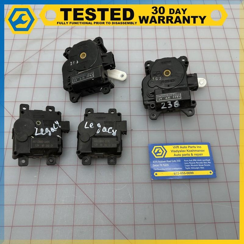 15-19 Subaru Legacy Outback HVAC RECIRCULATED AIR FLAP SERVO MOTOR ACTUATOR OEM