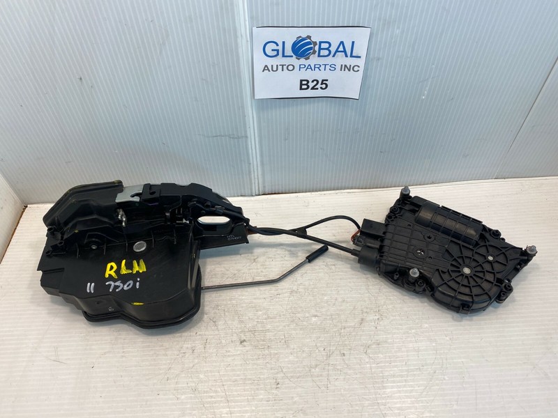 09-15 BMW F01 F02 F04 7 SERIES REAR LEFT DRIVER DOOR LOCK W SOFT CLOSE OEM