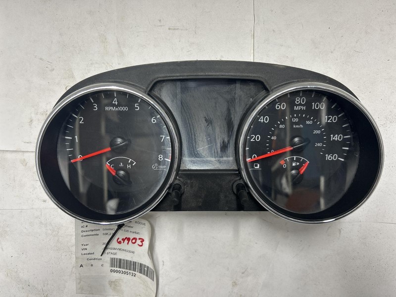 2013 NISSAN ROGUE Speedometer cluster 55k miles 248101VX5A OEM 13