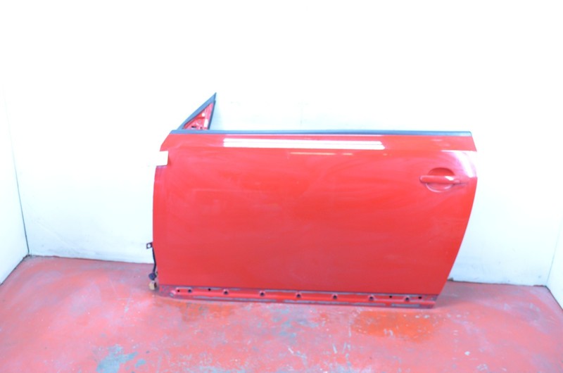 12-19 VOLKSWAGEN BEETLE FRONT LEFT DRIVER SIDE DOOR SHELL PANEL RED OEM