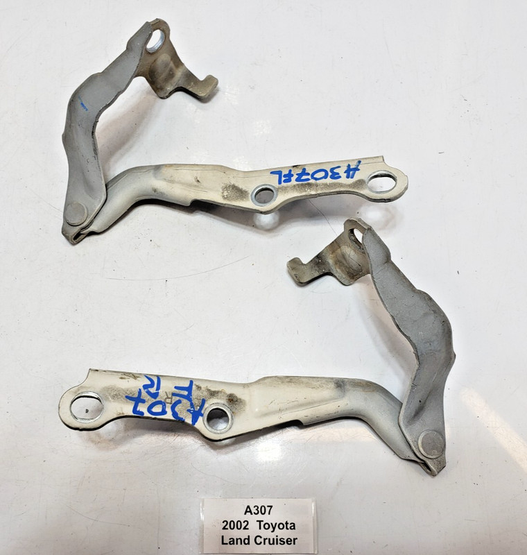 ✅ 98-07 OEM Toyota Land Cruiser J100 Front Right Left Hood Bonnet Hinge SET
