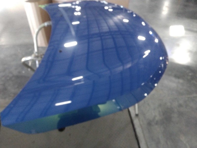 2020 Mitsubishi Outlander Sport Blue Hood Panel OEM Good Condition