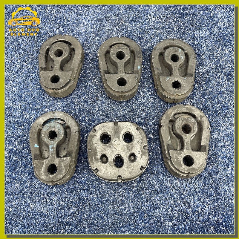 2013-2018 RAM 1500 Exhaust Muffler Pipe Rubber Hanger Insulator Set 6PC OEM