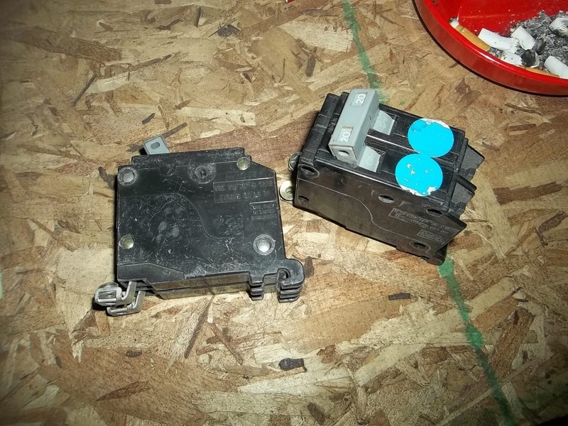 CHB 20A 2-Pole Common Trip Circuit Breakers, Lot of 2 *FREE SHIPPING*