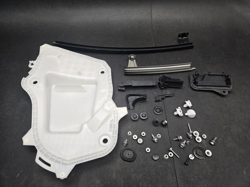 Front Left Door Window Sash + Covers + Fasteners Set 2023 Toyota RAV4 2019-2025