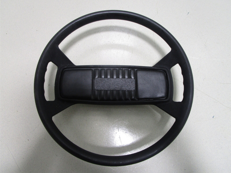 Vintage 1970's Yarcraft Marine Boat Black Plastic Steering Wheel 13.5"