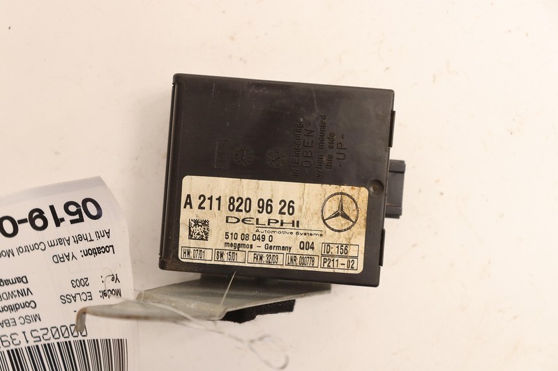 2003-2006 MERCEDES E-CLASS E55 ANTI THEFT LOCKING CONTROL MODULE UNIT OEM