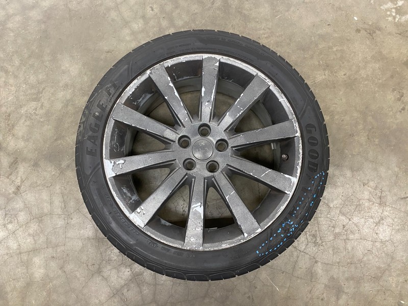 ⭐2007-2009 JAGUAR XK SILVER ALLOY WHEEL RIM TIRE 19INCH SIZE 265/40/19 LOT2367