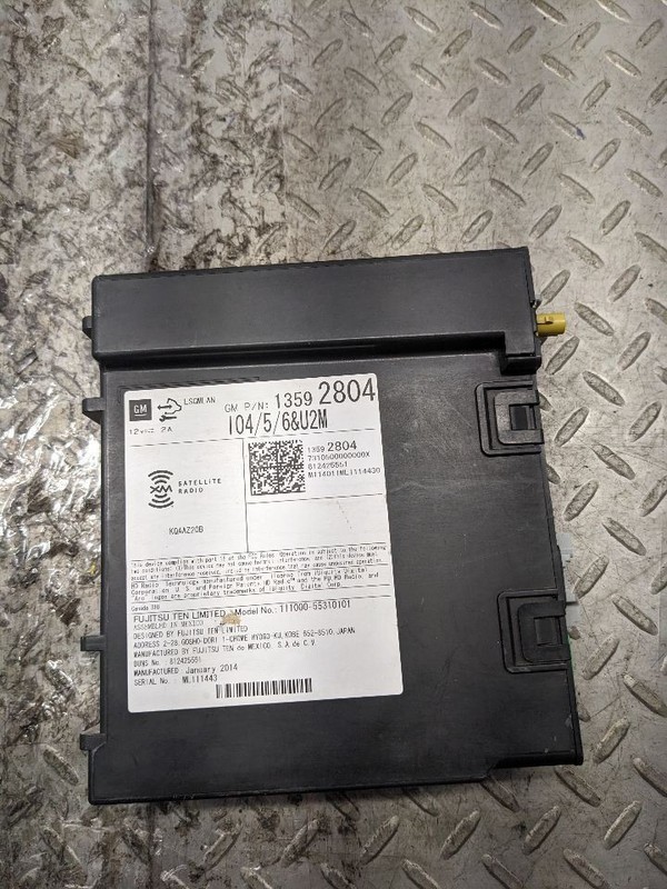Audio Equipment Radio Receiver With Cue ID 13592804 Fits 13-14 ATS 1196110
