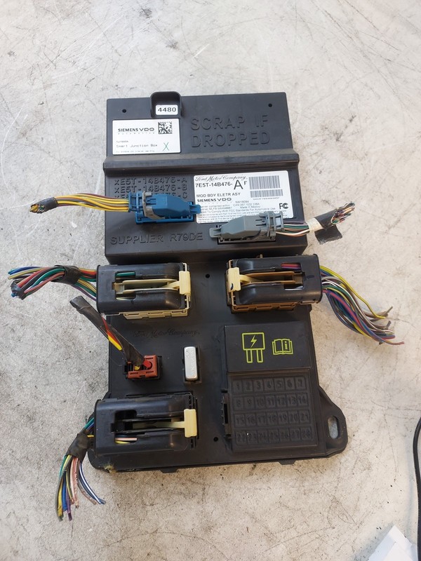 2006-2007 Ford Fusion Body Control Module BCM Cabin Fuse Box 7E5T-14B476-AF oem