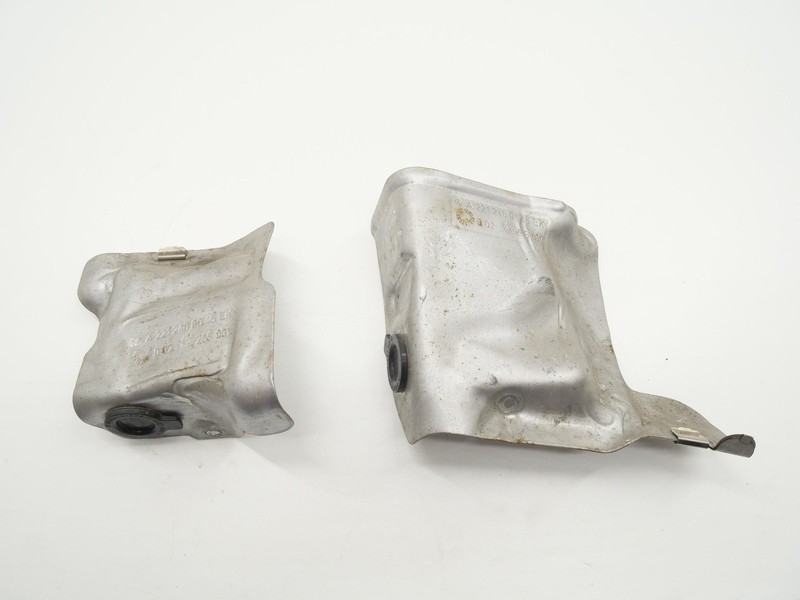 Used Left Right Exhaust Manifold Heat Shield Set 2007-2013 Mercedes S550 OEM