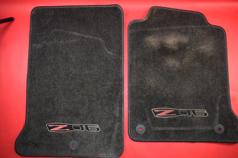 2005-13 CORVETTE C6 2PC GREY FLOOR MATS CARPET LINER SET Z06 *178024767 GM* OEM