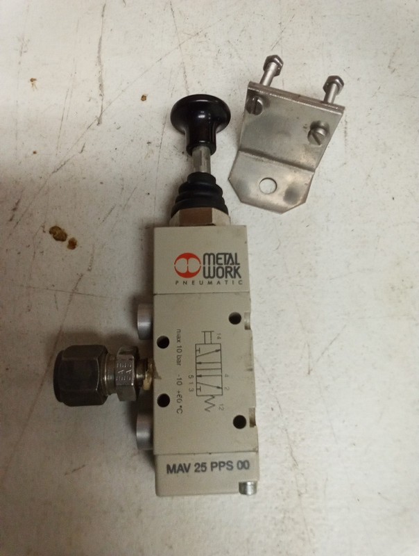 Metal Work Pneumatic MAV 25 PPS 00 Hand Operated Pneumatic Valve