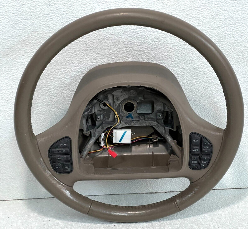 1998-2004 Lincoln Town Car Steering Wheel TAN OEM