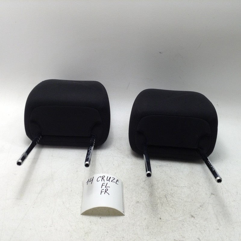 11-16 CHEVROLET CRUZE FRONT LEFT / RIGHT SEAT HEADREST SET OEM