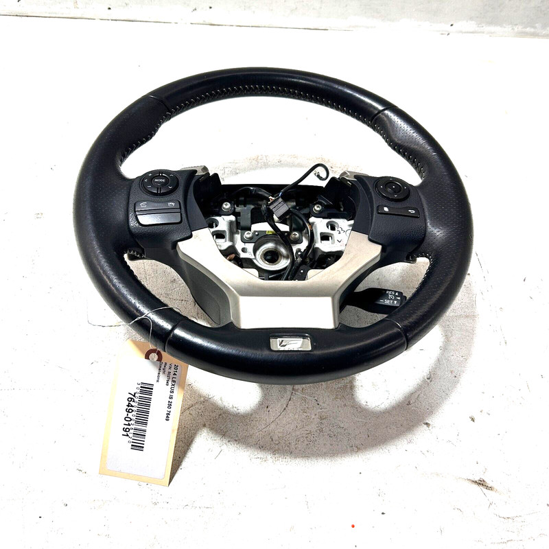 LEXUS IS250 STEERING WHEEL F-SPORT W/ SWITCH BUTTON PADDLE SHIFT 2013-2015 OEM