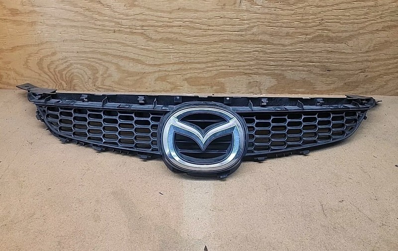 2007 2008 2009 Mazda CX9 CX-9 Front Bumper Upper Grille W/Emblem TD11-50716 OEM