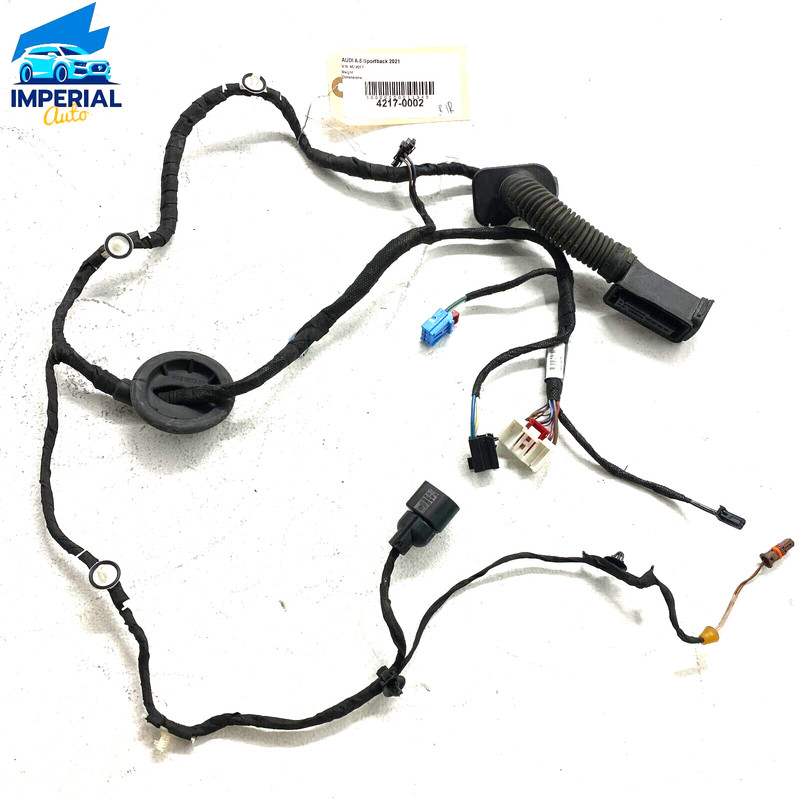 AUDI 2021 A5 SPORTBACK REAR RIGHT PASSENGER SIDE DOOR WIRE WIRING HARNESS OEM