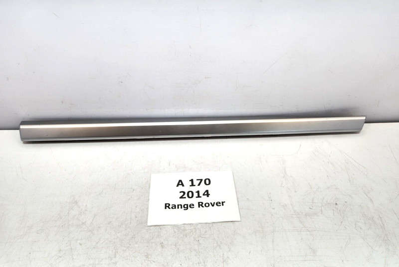 ✅ 13-17 OEM Range Rover HSE L405 Rear Left Driver Door Molding Trim Silver*