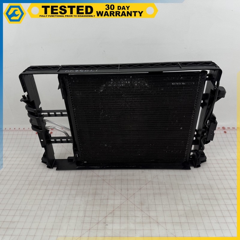 98-01 BMW E38 7-seriesA/C CONDENSER W/ STEERING OIL COOLER & BRACKET OEM