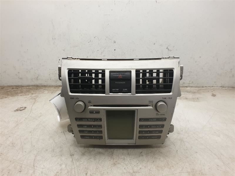 07-08 TOYOTA YARIS RADIO/STEREO RECEIVER UNIT ASSEMBLY
