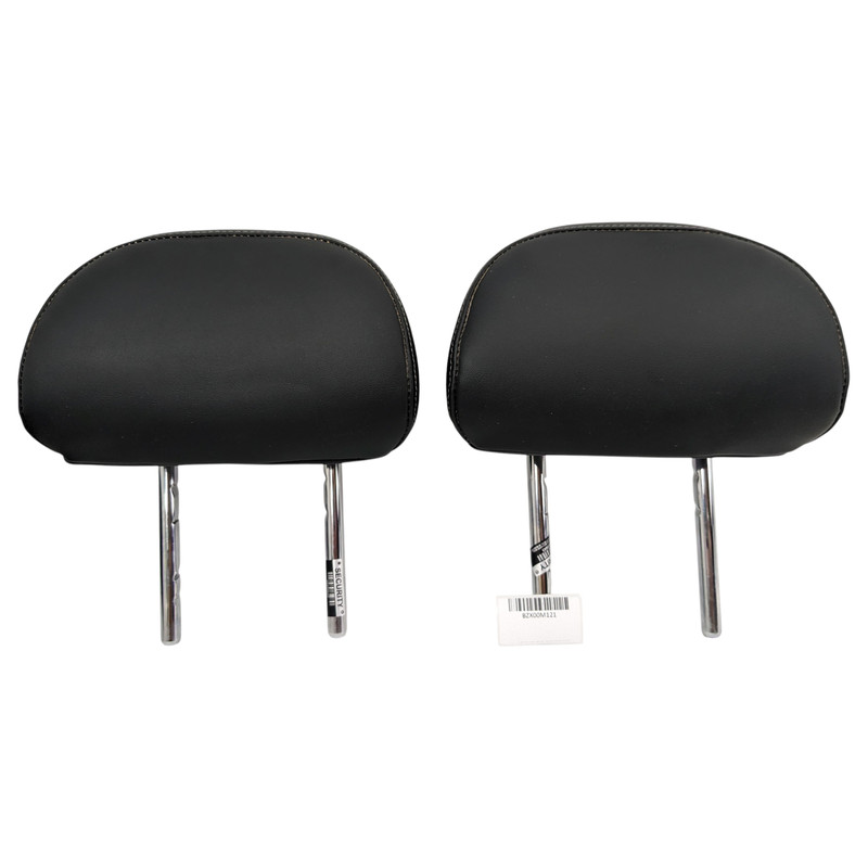 21-23 Kia K5 Rear Left Right Driver Passenger Head Headrest Black Pair Leather