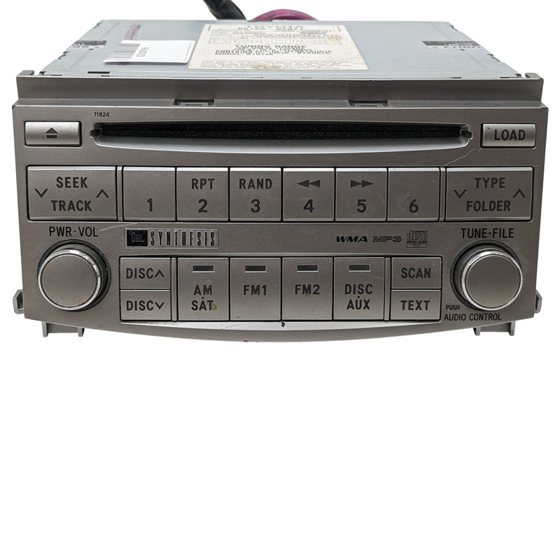 2008-2010 Toyota Avalon AM FM Radio Receiver 6 Disc CD Player 86120-07071 OEM