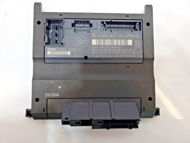 ✅ 07-14 OEM Mercedes C216 CL63 AMG Front Right Seat Contour Control Module
