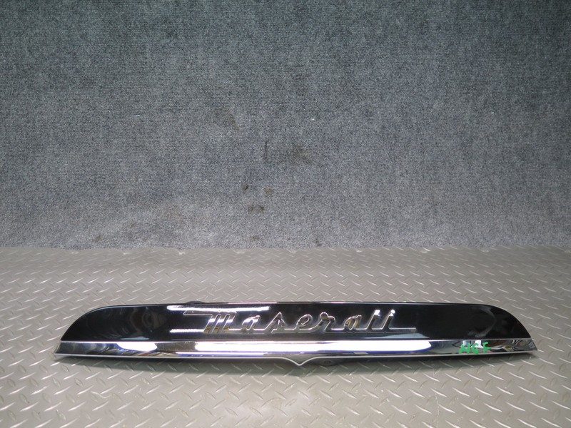 2014-2017 MASERATI GHIBLI M157 REAR TRUNK LID TRIM MOLDING PANEL W/ CAMERA