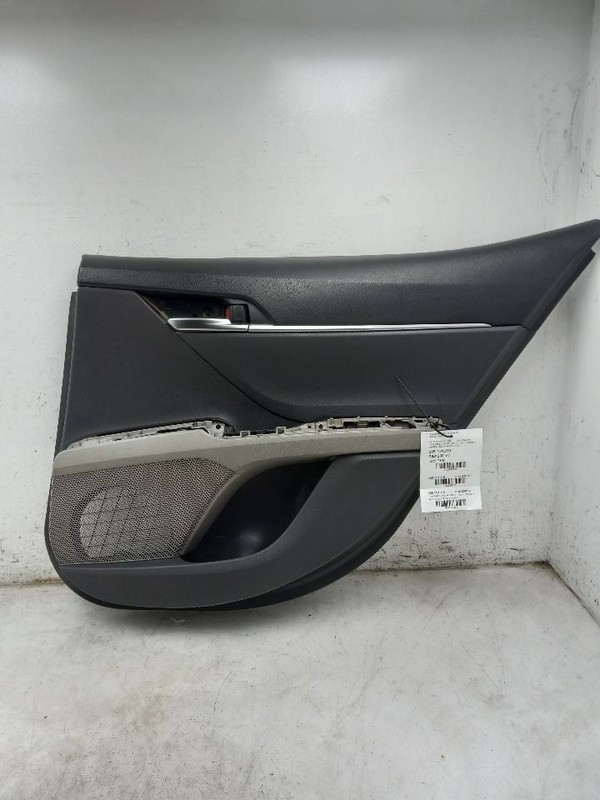 19 TOYOTA CAMRY REAR PASSENGER RIGHT DOOR PANEL GRAY