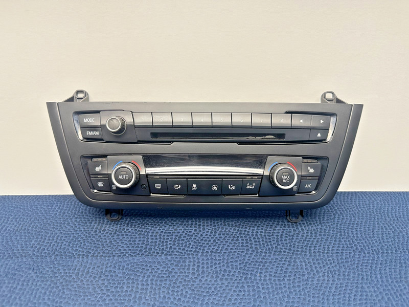BMW F30 3-Series AM FM A/C Radio Center Climate Control Panel w/ Heated Seat OEM