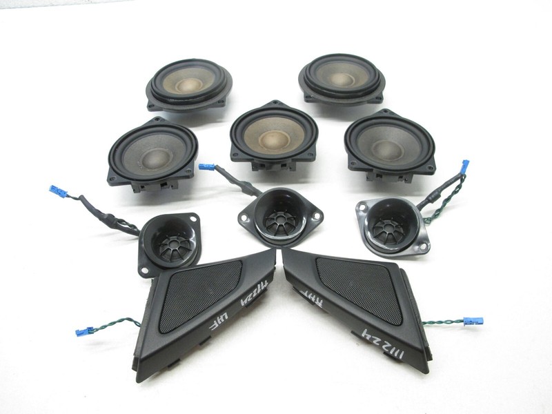 11-16 BMW F10 528i 550i M5 FRONT REAR LEFT RIGHT DOOR TWEETER SPEAKER SET 111224