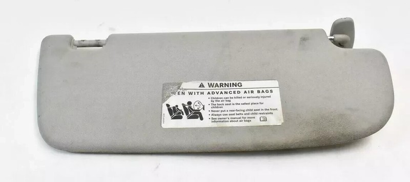 07-14 Mercedes W216 CL550 S550 Left Side Sun Visor Shade Sunvisor Gray OEM