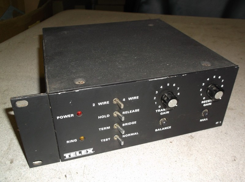 Telex Model IF-1 Interface Unit Module, No Power Cord *FREE SHIPPING*