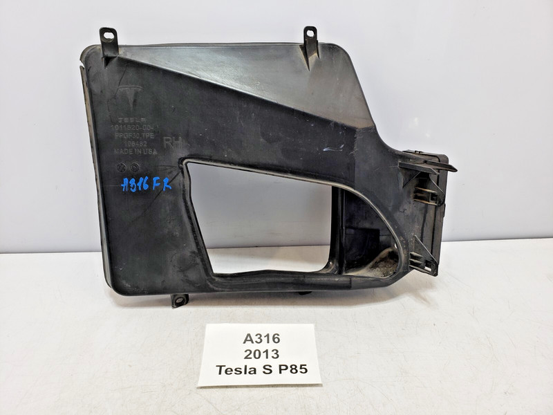 ✅ 12-16 OEM Tesla Model S Front Right A/C Air Conditioner Condenser Duct
