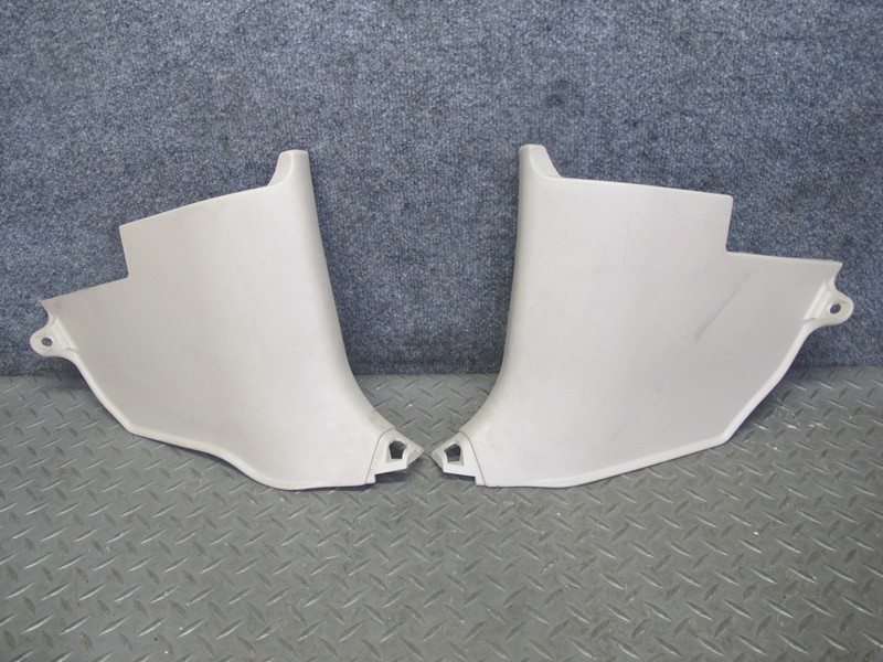 1998-2007 LEXUS UZJ100L LX470 FRONT LEFT & RIGHT LOWER KICK TRIM PANEL SET OF 2