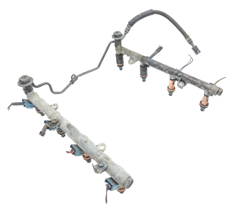 98-00 LEXUS LS400 1UZFE FUEL RAIL W INJECTOR SET ASSEMBLY OEM