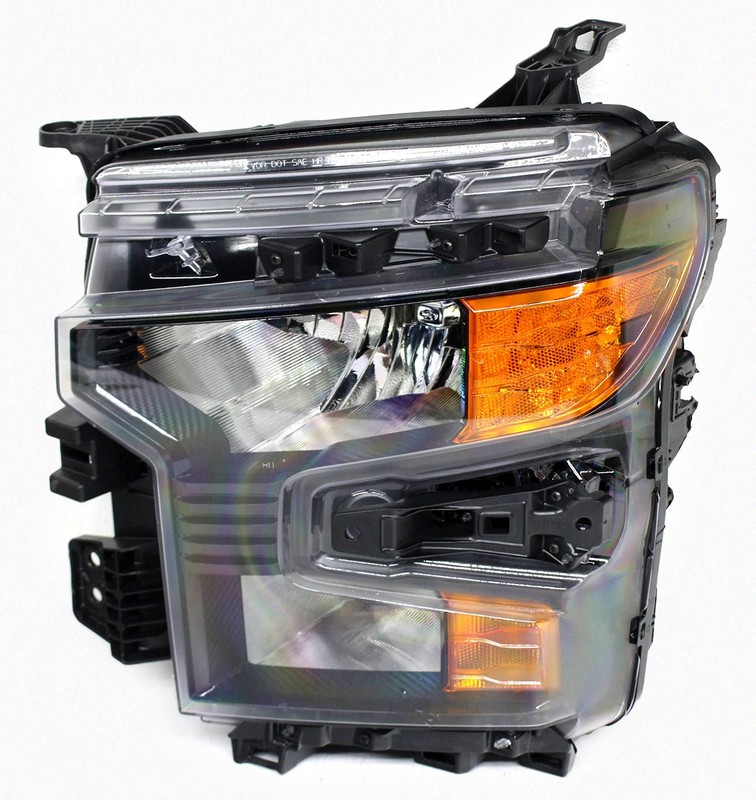 OEM Left Driver Side Halogen Headlamp For Chevy Silverado WT, Custom, Trailboss