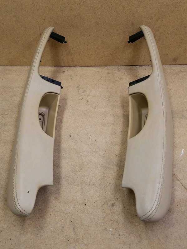 1999 - 2001 JAGUAR S TYPE Front Left & Right Door Panel Armrest OEM