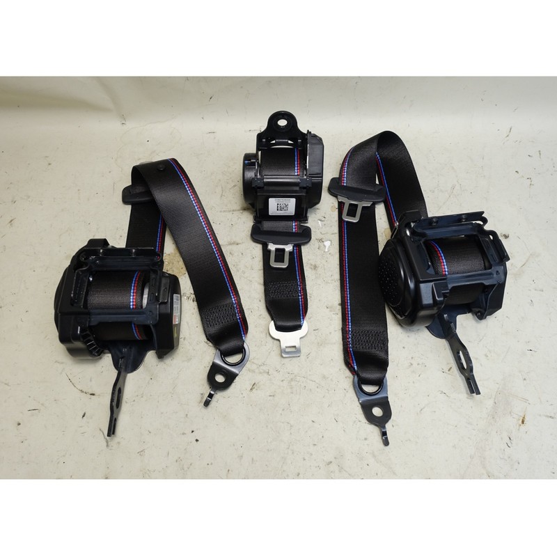 2019-2025 BMW G80 M3 G20 Sedan Factory ///M Rear Upper Seat Belt Strap Set OEM
