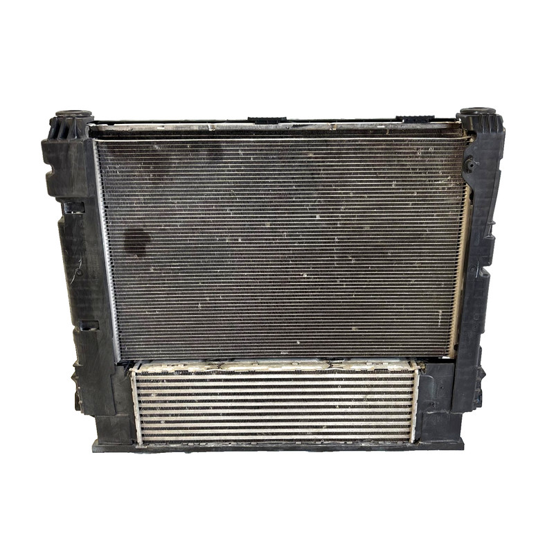 π 2013-18 BMW F25 X3 XDRIVE28I 2.0L N20 ENGINE MAIN COOLING RADIATOR W/ FAN OEM