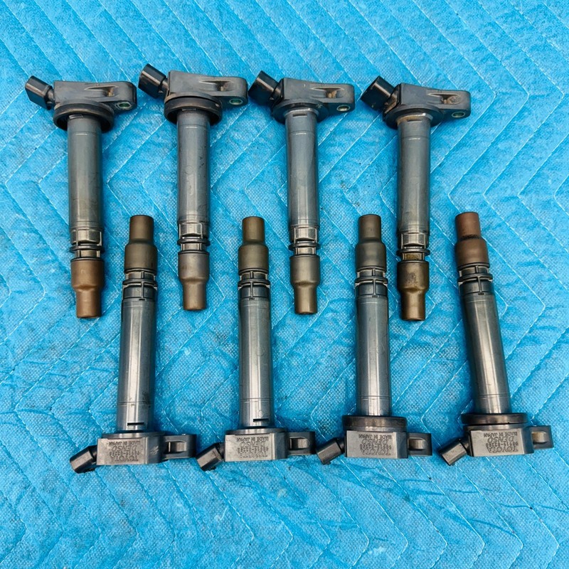2007–2012 Lexus LS460 Ignition Coils Set OEM 9091902250 Denso Made in Japan