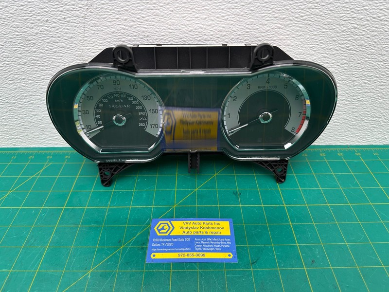 09-12 JAGUAR XF X250 INSTRUMENT CLUSTER SPEEDOMETER OEM