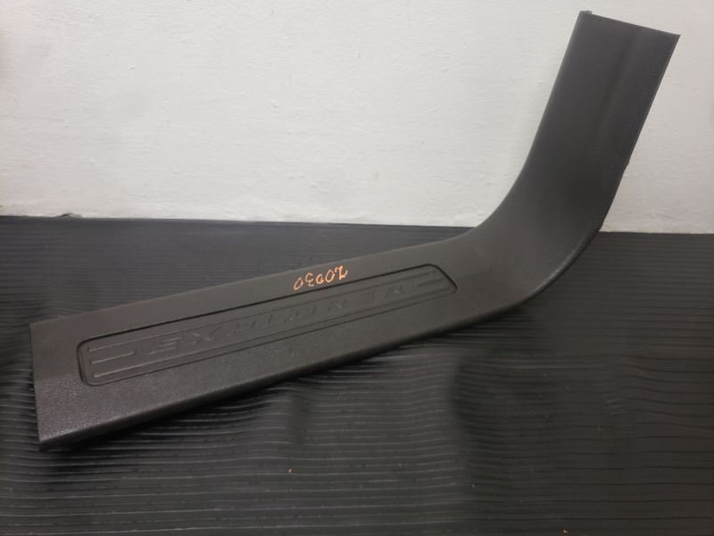 11-15 Ford Explorer Front Right "Explorer" Scuff Plate Black OEM BB5Z-7813208-AA
