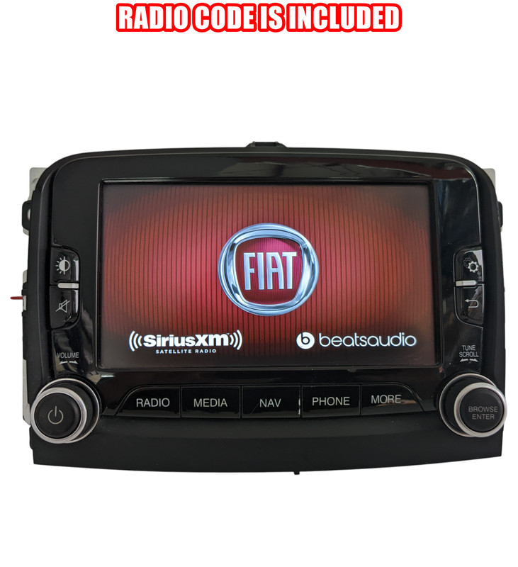 2014 -2017 FIAT 500L NAVIGATION GPS FM AM RADIO INFO SCREEN DISPLAY CODE VP3