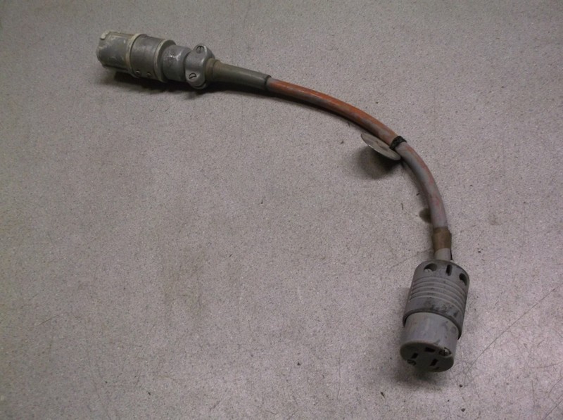 Crouse Hinds CPP 312 M 20A Plug 1 HP Cord Assembly 2W 3-Pole *FREE SHIPPING*