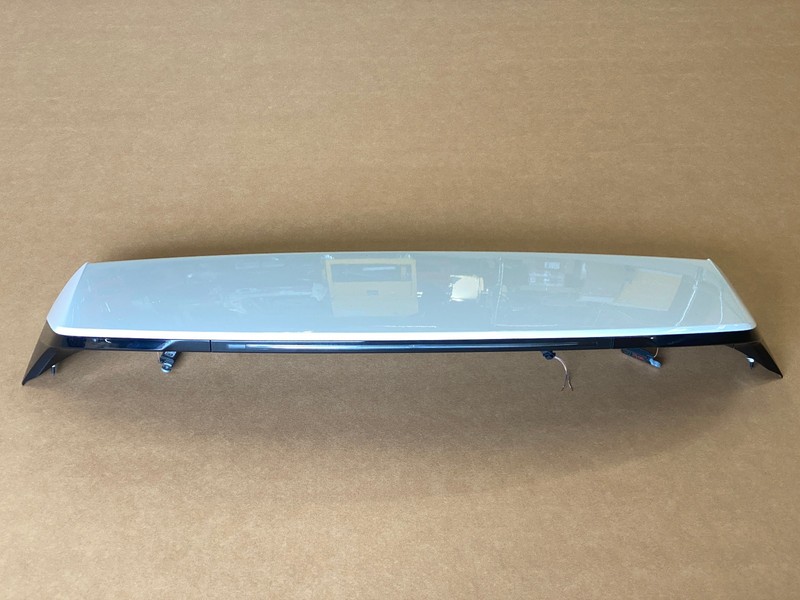2017-2020 JAGUAR F-PACE REAR TRUNK SPOILER W/ 3RD BRAKE LIGHT OEM LOT791
