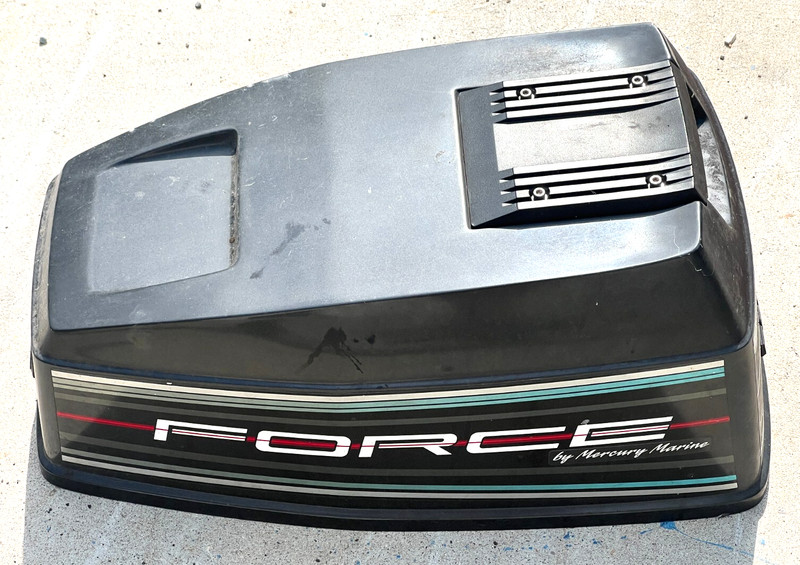 Force Mercury Outboard 40 50 hp 91 92 93 94 95 96 Cowl Hood Cowling Cover Top